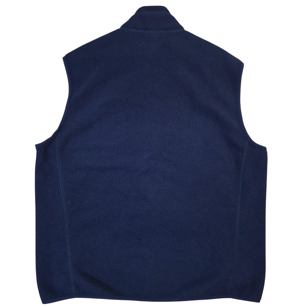 Patagonia Synchilla Vest Mens XL Navy Fleece Full Zip Pockets Hiking Outdoor - Picture 3 of 7